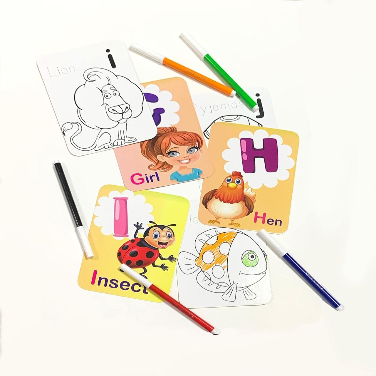 Alphabet Flash Cards - اكتب وامسح 4
