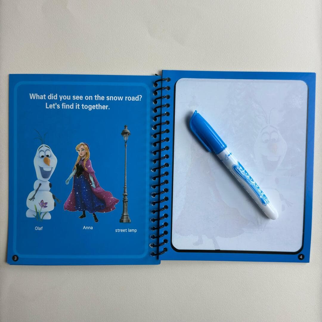 كتاب التلوين السحري للأطفال – Magic Water Book (girls) 2