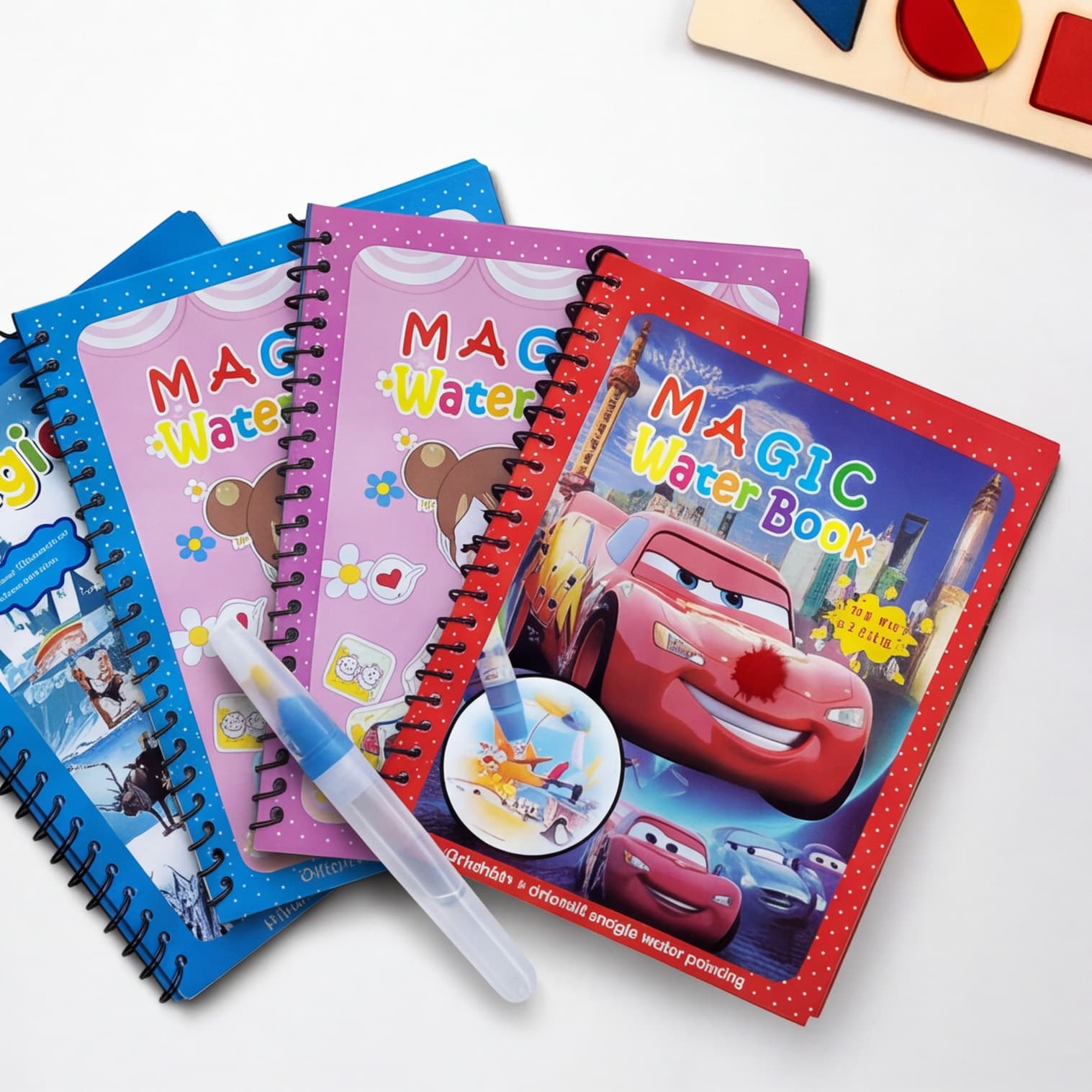 مجموعة كتب التلوين السحرية للأطفال (Magic Water Books) ( 5 كتب ) 3